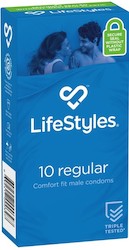 Condoms: 8A - LIFE STYLES - REGULAR 10 - LS-REG-10**