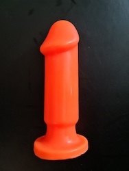 Dongs: 3D - SILICONE - DONGS SECONDS - 4-5" PLUG NO BALLS - ASSORTED COLOURS**