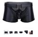 S - BOXERS - WET LOOK - RING FRONT - XL - SJ-M-TRUNKS-3**