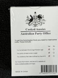 Games - Board And Drinking Etc: 5C - GAME -  COOKED AUSSIES - PARTY SEEKERS PACK - CA-PS-01**