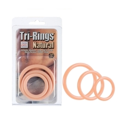 💍 RINGS & THINGS — Keep It Up, Turn It On: 1E - TRI RINGS FLESH - SE-1421**