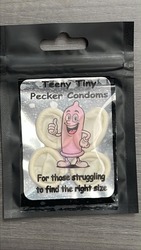 🤪 Party Pranks: 5B - TEENY TINY PECKER CONDOMS - SJ-99729**