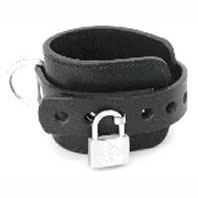 Wild Hide Leather: WILD - CUFFS - Lock Restraints (extra Heavy) - 408-0