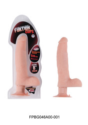 Vibrating Dongs: 1B - FUKTION CUP VIBRATING 8" SUCTION DONG - FPBG046A00**