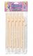 3D - PECKER STRAWS (10Pk) - FLESH - 99454