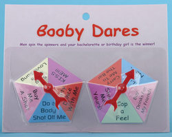 Games - Board And Drinking Etc: 5B - BOOBY DARES - SPINNER GAME - BG-041**