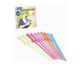 3D - PECKER STRAWS (10Pk) - COLOURED - 99454C