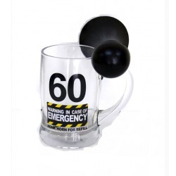 Mugs: 2D - BEER MUG WITH HORN - 60 - BMH06