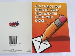 Cards - Greeting: 8B - GCARD - THIS YEAR FOR YOUR BIRTHDAY .... - 2218