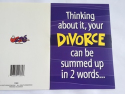 Cards - Greeting: 8B - GCARD - THINKING ABOUT DIVORCE ... - 1360