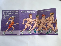 Cards - Greeting: 8B - GCARD - YOU NEED TO STAY FIT .... - 1274