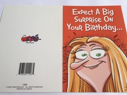 Cards - Greeting: 8B - GCARD - EXPECT A BIG SURPRISE ... - 1296