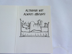 💌 Greeting Cards: 4B - GCARD - LOVE IS BEING ABLE TO LOOK.... - 1284