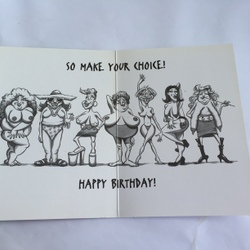 Cards - Greeting: 8B - GCARD - YOU'RE A VERY SELECTIVE MAN .... 1245