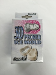 Moulds & Trays: 10A - 3D PECKER ICE MOULD - PD6314-02