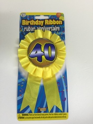 Other Novelty Lines: 10C - BIRTHDAY RIBBON 40 - 69945 (RIBBON)