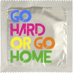 Condoms: 8B - GO HARD OR GO HOME - CON-1**