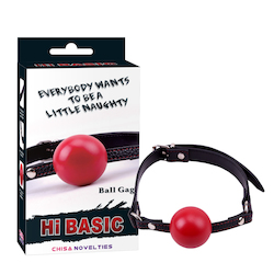 Fetish: 6A - HI BASIC - RED BALL GAG - CN-374181929**