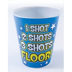 Gift Ideas: 4B - SHOT GLASS - ONE SHOT TWO SHOT........ 745**