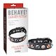 6B - BEHAVE - COLLAR WITH THORNS - BLACK - CN-632172462