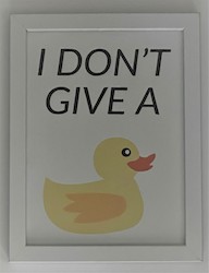 SMALL MOTIVATIONAL WORD ART: SM - I DONT GIVE A ...