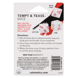 🎲 GAMES NIGHT GETS WEIRD: 5B - TEMPT & TEASE DICE GAME - SE-2434-20**