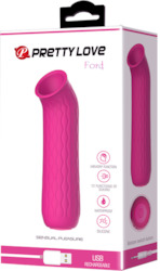 Rechargeable Vibes: 1C - PRETTY LOVE FORD SUCTION VIBE - BI-014547DKPINK**