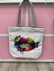 NOVELTY AND GIFT LINES: TOTE BAG BUTTERFLIES - HI4138**