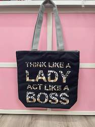 NOVELTY AND GIFT LINES: TOTE BAG LADY BOSS - HI4154**