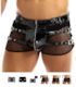 S - BOXERS - FISHNET WITH BUCKLES - XL - SJ-WLB-01**