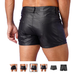 🍆 MEN’S UNDERWEAR — Bold, Bare & Definitely Not from Farmers: S - SHORTS - WET LOOK - COMFY FIT  - XXL -SJ-M-SC**