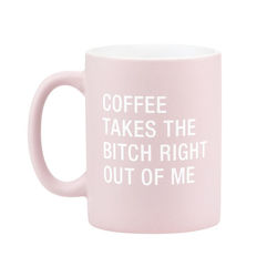 Mugs: S - MUG - COFFEE TAKES....  - 129710**