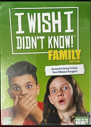 Games - Board And Drinking Etc: 5C - GAME - I WISH I DIDN'T KNOW - FAMILY EDITION  - IWID434**