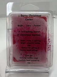 🔥ORNAMENTAL CANDLES WITH ATTITUDE 🔥: 1D - MELTS -🍓 Berry Christmas Cooler**