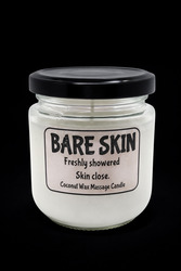 🔥 SKIN & FLAME – Coconut Wax Massage Candles: Bare Skin - Coconut Wax Massage Candle - 120ml **