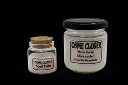 🔥 SKIN & FLAME – Coconut Wax Massage Candles: 💫 Come Closer - Coconut Wax Massage Candle - Tester