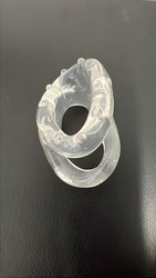 💍 RINGS & THINGS — Keep It Up, Turn It On: 2D - GK POWER - DUO COCK AND BALL RING - CLEAR - CN-100338185