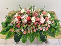 💜 Casket Displays 💜: 🌸 Blush Remembrance Casket Display