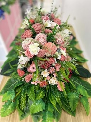 💜 Casket Displays 💜: 🌸 Blush Remembrance Casket Display
