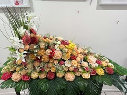 💜 Casket Displays 💜: 🌿 GOLDEN MEMORIES CASKET DISPLAY 🌿
