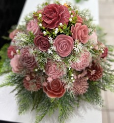 🕊️ Remembrance Displays: 🌿 DUSTY ROSE REMEMBRANCE DISPLAY