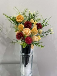 🕊️ Memorial Spike Arrangements 🕊️: 💜 Golden Memorial Spike Arrangement 💜