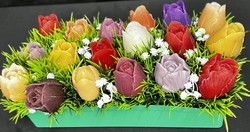 🕊️ Memorial Arrangements 🕊️: 🌸 The Tulip Medow- SJ-SMD-03** 🌸