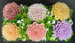 🕊️ Memorial Arrangements 🕊️: 🌸 Pastel Dahlia Garden - SJ-SMD-05** 🌸