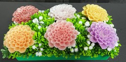 🕊️ Memorial Arrangements 🕊️: 🌸 Pastel Dahlia Garden - SJ-SMD-05** 🌸