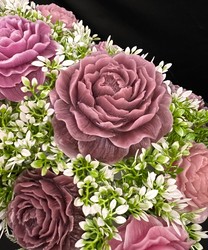 🕊️ Memorial Arrangements 🕊️: 🌸Pink and Plum Peony Garden - SJ-LGMD-07** 🌸