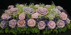🕊️ Memorial Arrangements 🕊️: 🌸Misty Lavender Rose Garden - SJ-LGMD-08** 🌸