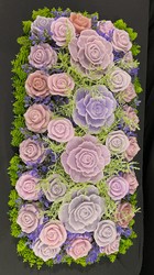 🕊️ Memorial Arrangements 🕊️: 🌸Misty Lavender Rose Garden - SJ-LGMD-08** 🌸