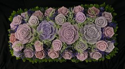 🕊️ Memorial Arrangements 🕊️: 🌸Misty Lavender Rose Garden - SJ-LGMD-08** 🌸
