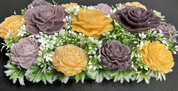 🕊️ Memorial Arrangements 🕊️: 🌸Golden and smoky Plum Garden - SJ-MEDMD-06** 🌸